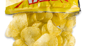 A bag of potatoe chips